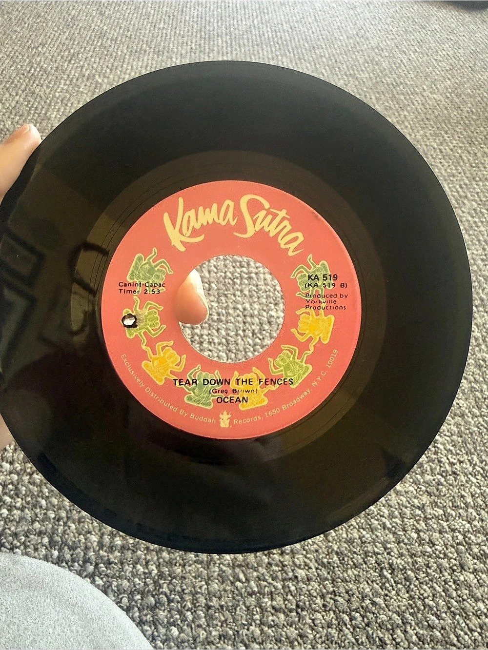Kama Sutra KA 519 45 RPM Vinyl Record